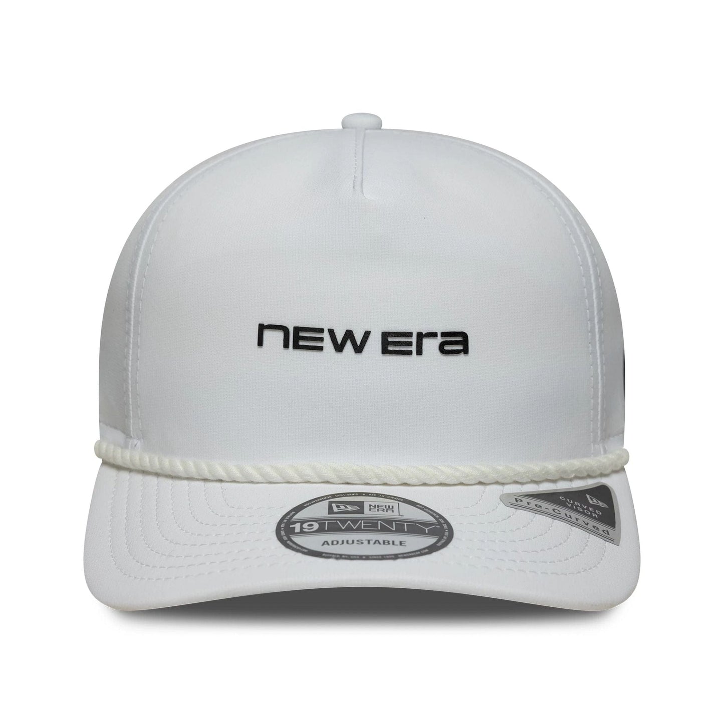 This is a New Era White 19TWENTY Adjustable Cap 3