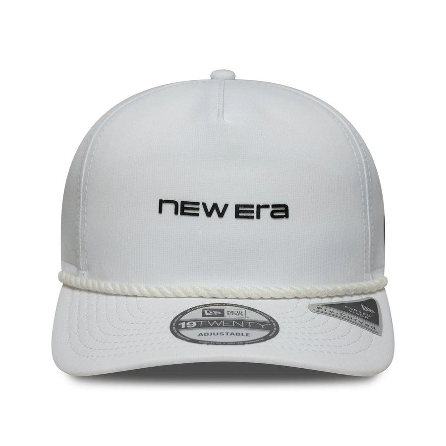 This is a New Era White 19TWENTY Adjustable Cap 3