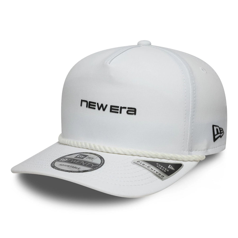 This is a New Era White 19TWENTY Adjustable Cap 1