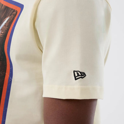 The model is wearing this Movie Poster The Goonies T-Shirt in Cream. 4