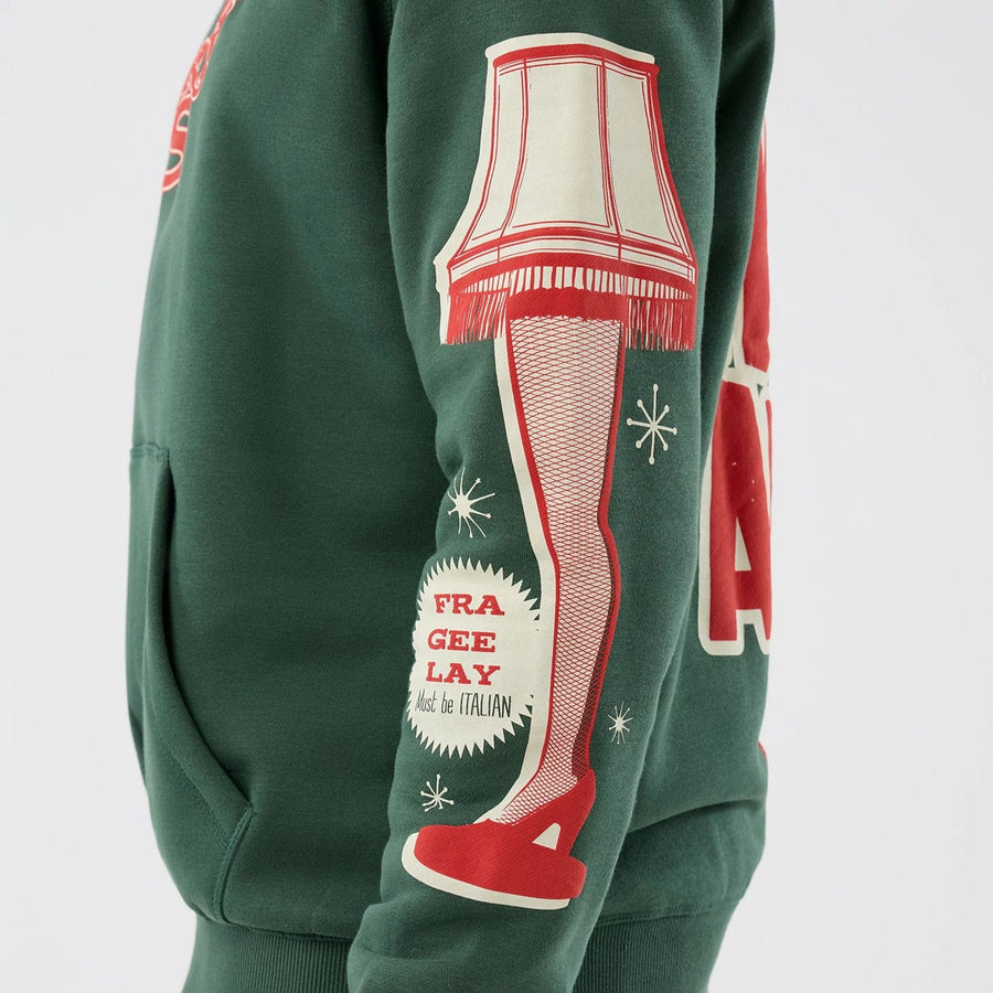A Christmas Story Major Award Dark Green Pullover Hoodie 5