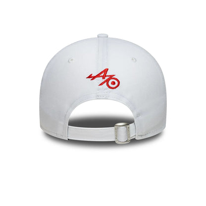 This is a Alpine Racing 71 White 9FORTY Adjustable Cap 4