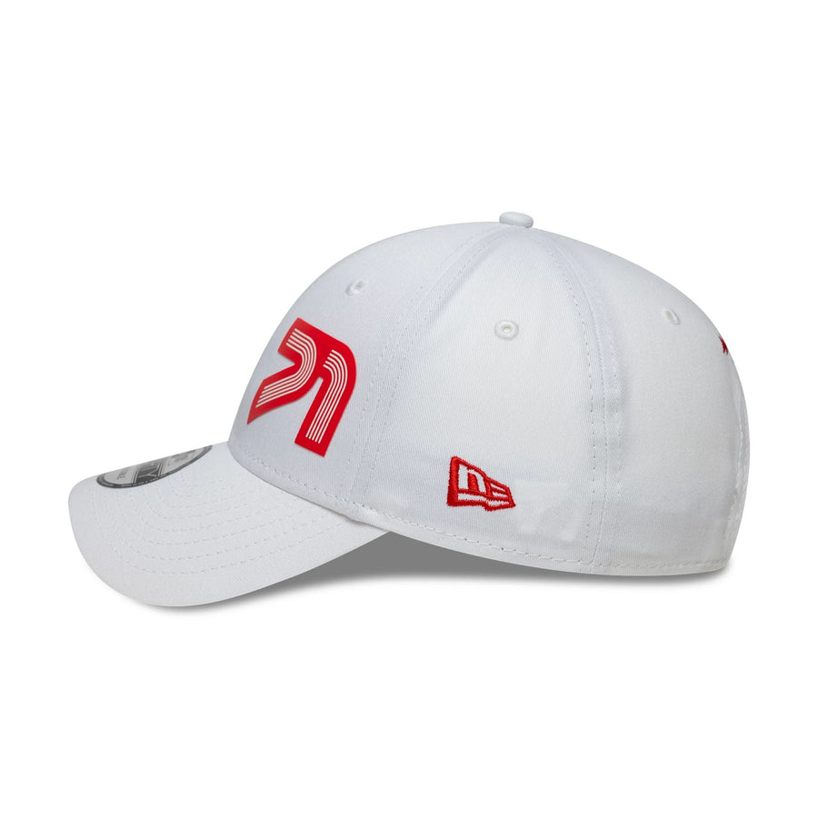 This is a Alpine Racing 71 White 9FORTY Adjustable Cap 5