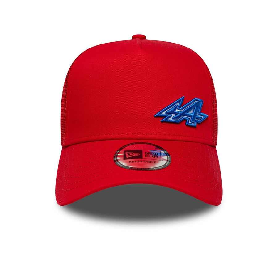 This is a Alpine Racing Flawless Team Red 9FORTY A-Frame Trucker Adjustable Cap 2
