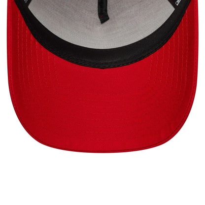 This is a Alpine Racing Flawless Team Red 9FORTY A-Frame Trucker Adjustable Cap 7
