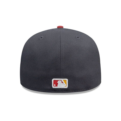 This is a LA Dodgers MLB City Element Dominican Republic Navy 59FIFTY Fitted Cap 7