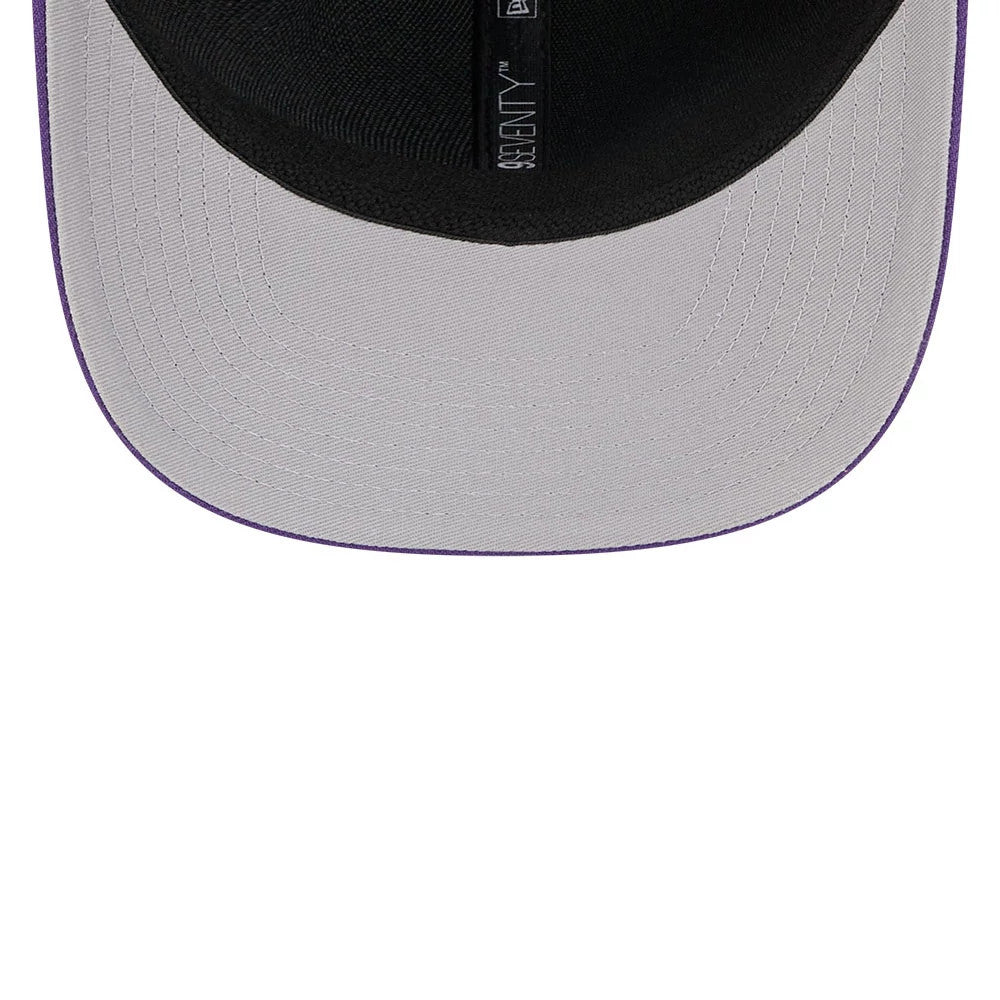 This is a LA Lakers NBA Statement Purple 9SEVENTY Stretch Snap Adjustable Cap 2