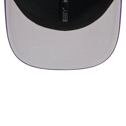 This is a LA Lakers NBA Statement Purple 9SEVENTY Stretch Snap Adjustable Cap 2