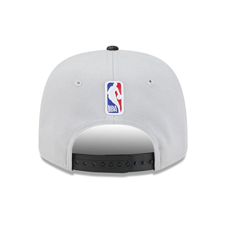 This is a San Antonio Spurs NBA Statement Grey 9SEVENTY Stretch Snap Adjustable Cap 5