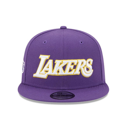 This is a LA Lakers NBA Statement Purple 9FIFTY Snapback Adjustable Cap 3