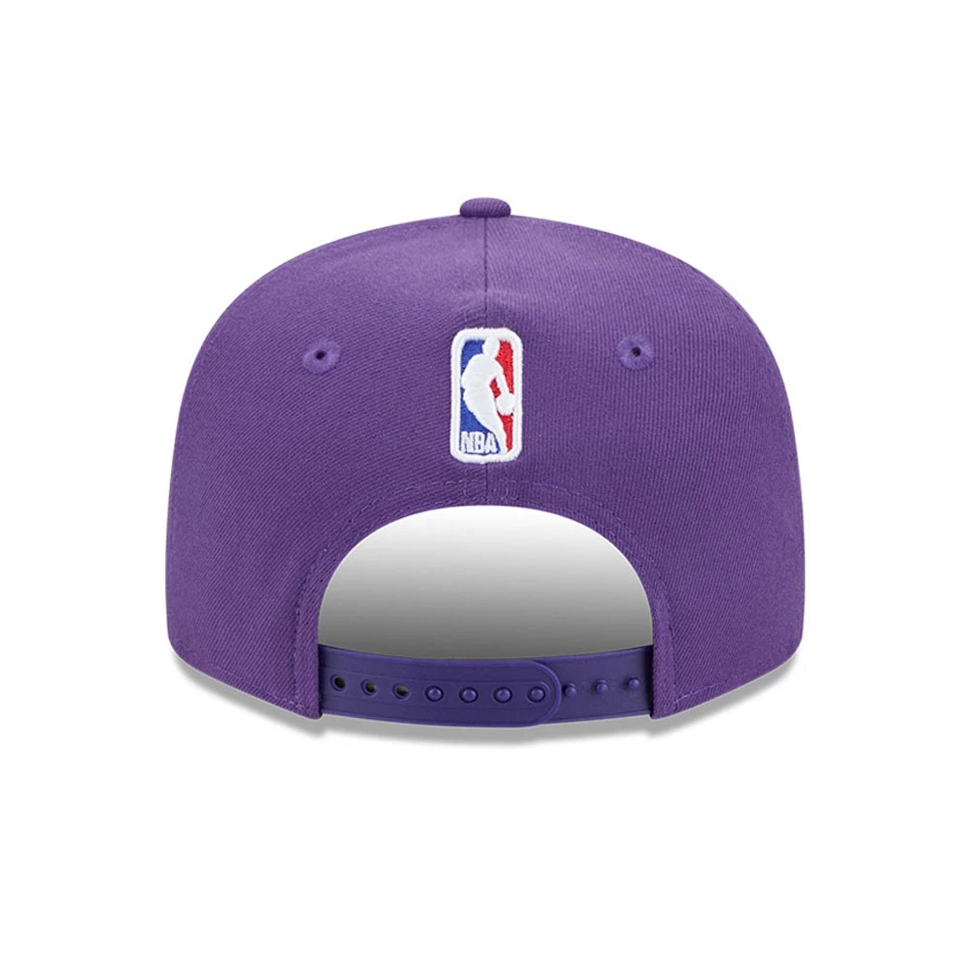 This is a LA Lakers NBA Statement Purple 9FIFTY Snapback Adjustable Cap 7