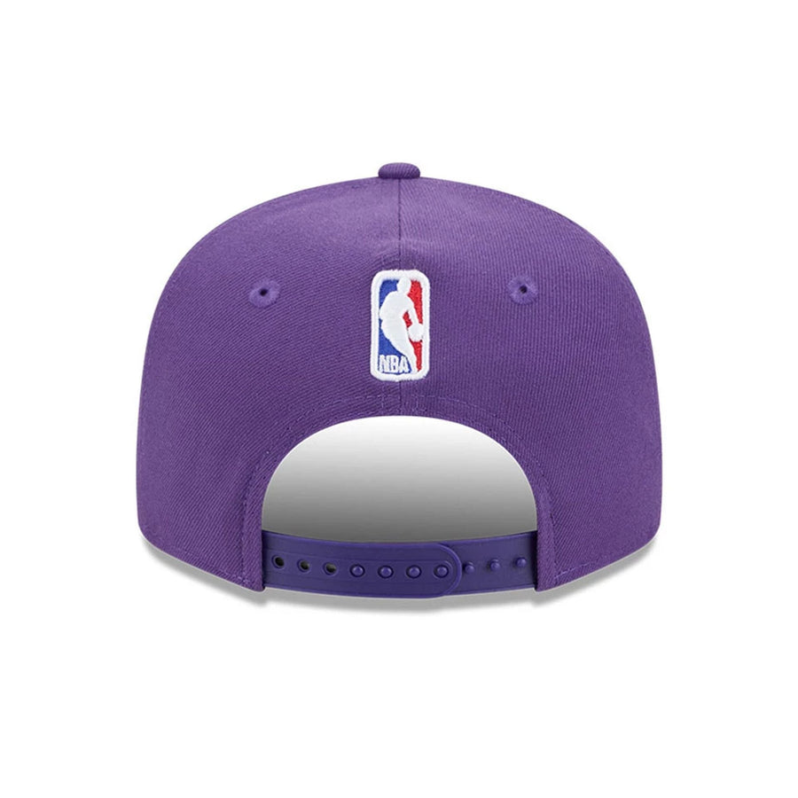 This is a LA Lakers NBA Statement Purple 9FIFTY Snapback Adjustable Cap 7