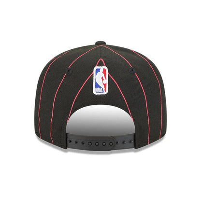 This is a Chicago Bulls NBA Statement Black 9FIFTY Snapback Adjustable Cap 7