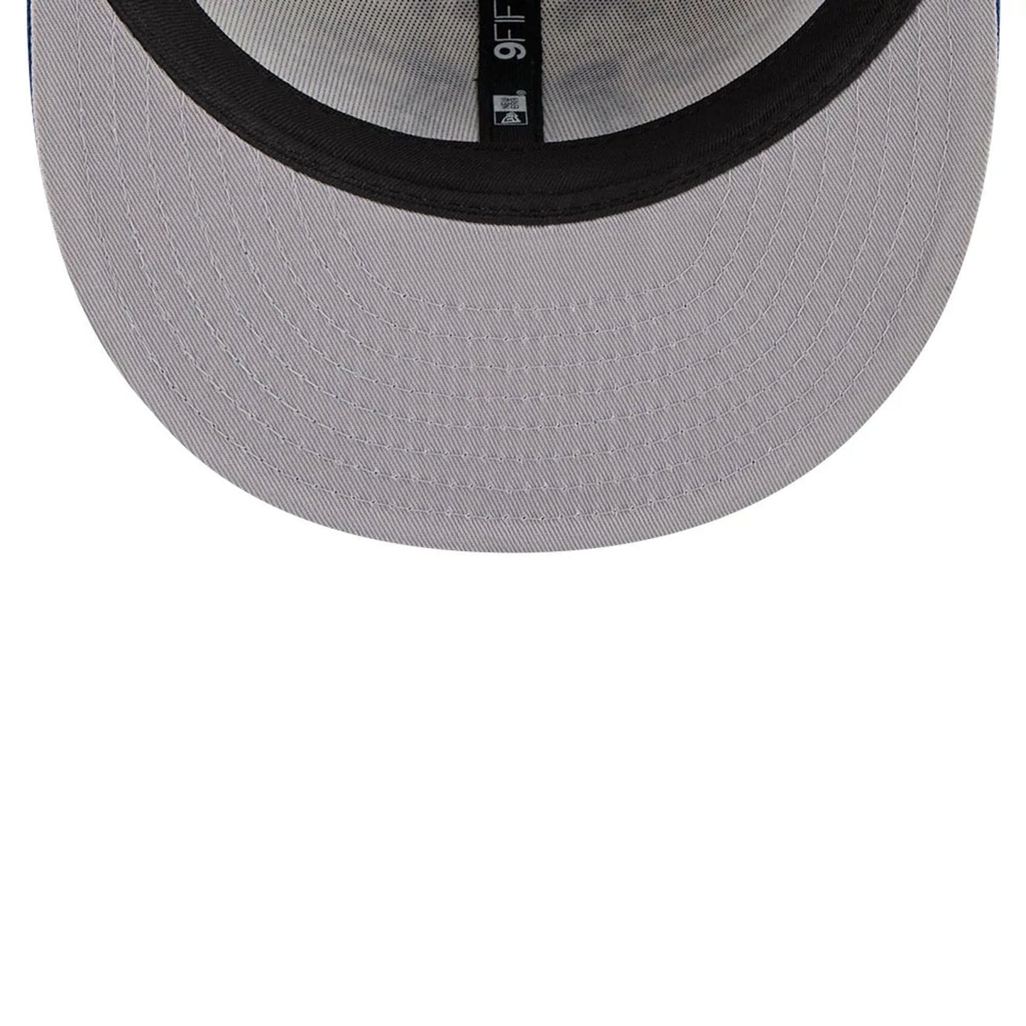 This is a Indianapolis Colts NFL Salute To Service 2025 Blue 9FIFTY Snapback Adjustable Cap 2