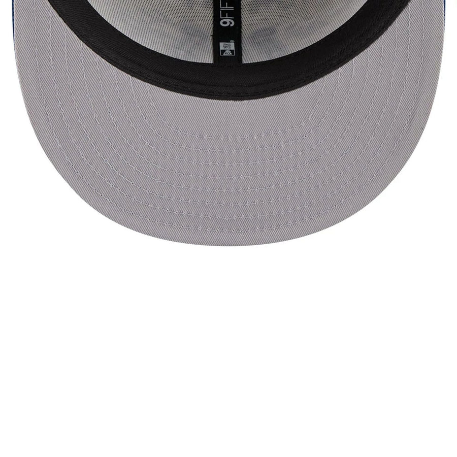 This is a Indianapolis Colts NFL Salute To Service 2025 Blue 9FIFTY Snapback Adjustable Cap 2