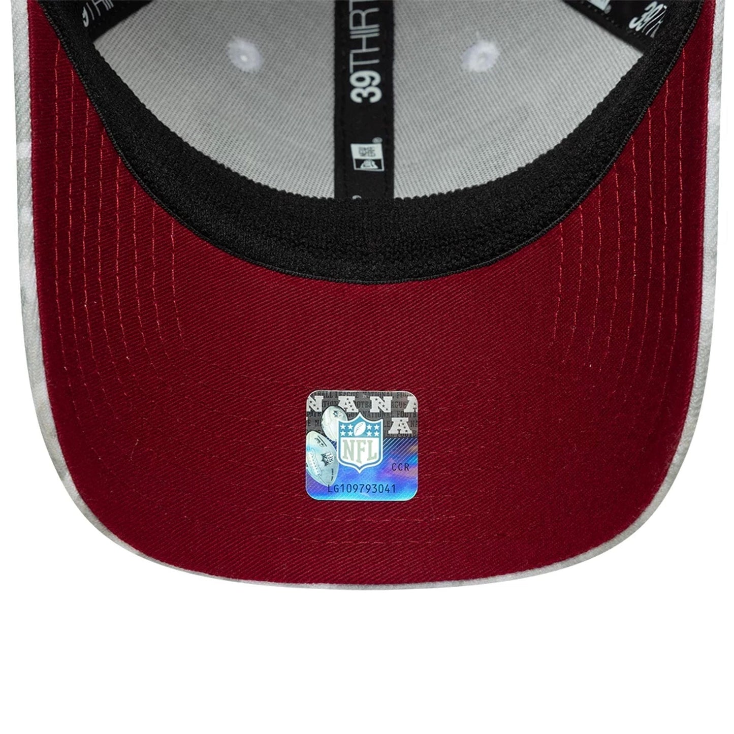 This is a Washington Commanders NFL Salute To Service 2025 Grey Camo 39THIRTY Stretch Fit Cap 7