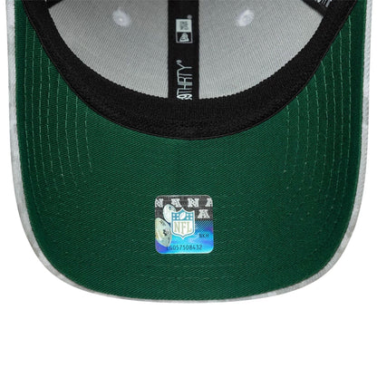 This is a New York Jets NFL Salute To Service 2025 Grey Camo 39THIRTY Stretch Fit Cap 7