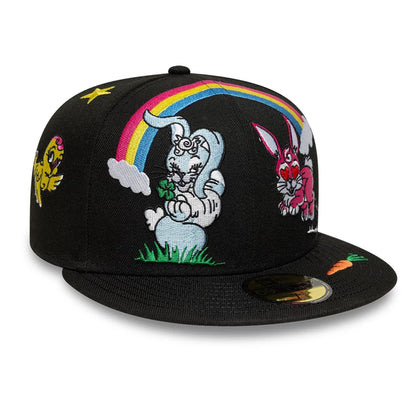 This is a New Era x Kenzo Black 59FIFTY Fitted Cap 3