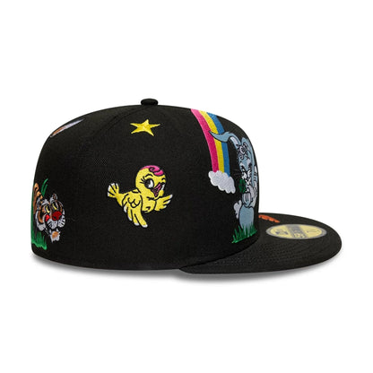 This is a New Era x Kenzo Black 59FIFTY Fitted Cap 6