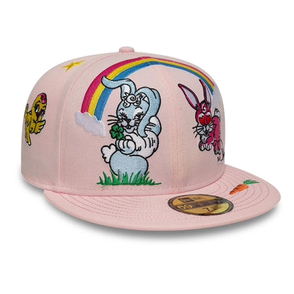 This is a New Era x Kenzo Pastel Pink 59FIFTY Fitted Cap 3