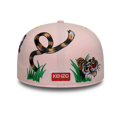 This is a New Era x Kenzo Pastel Pink 59FIFTY Fitted Cap 4
