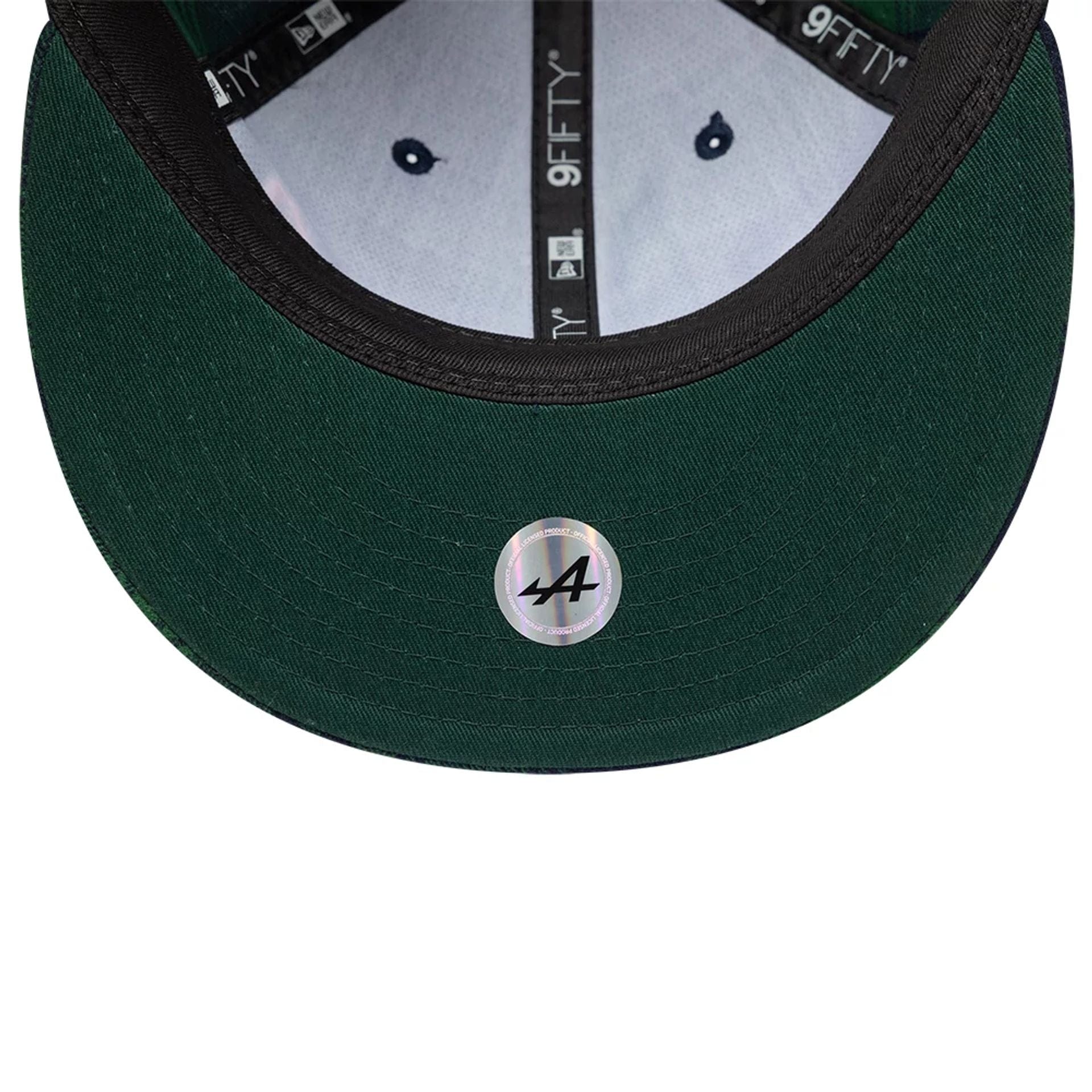 This is a Alpine Racing Plaid Dark Green Retro Crown 9FIFTY Snapback Adjustable Cap 7