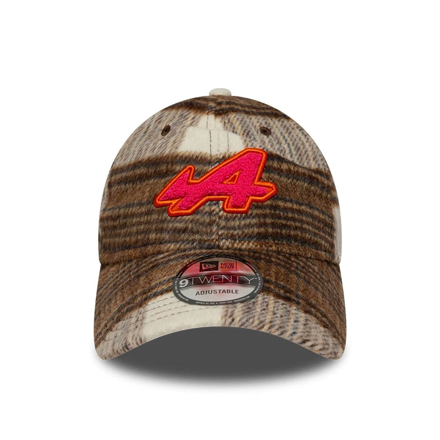 This is a Alpine Racing Plaid Beige 9TWENTY Adjustable Cap 3