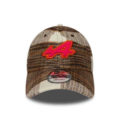 This is a Alpine Racing Plaid Beige 9TWENTY Adjustable Cap 3
