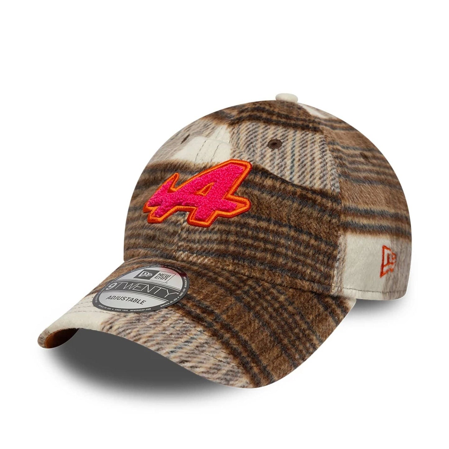 This is a Alpine Racing Plaid Beige 9TWENTY Adjustable Cap 1