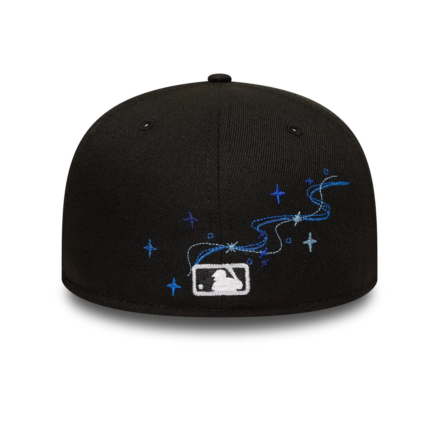 This is a LA Dodgers MLB Zodiac Black 59FIFTY Fitted Cap 6