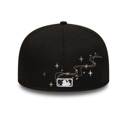 This is a Chicago White Sox MLB Zodiac Black 59FIFTY Fitted Cap 6