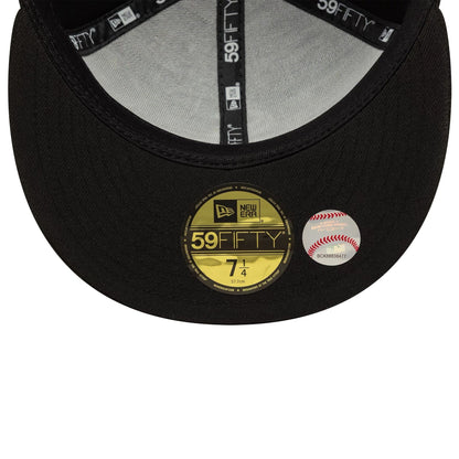 This is a Chicago White Sox MLB Zodiac Black 59FIFTY Fitted Cap 7