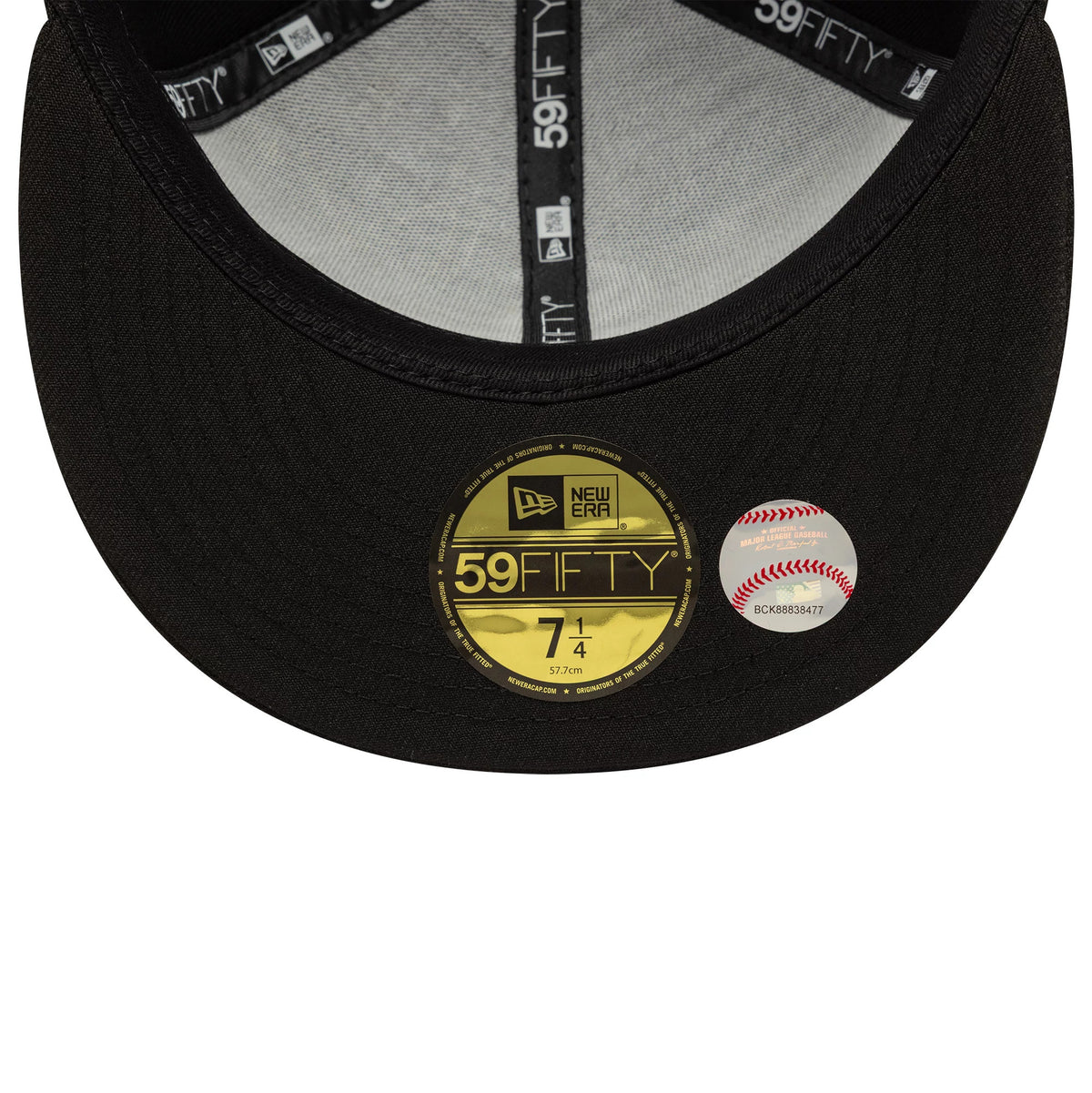 This is a Chicago White Sox MLB Zodiac Black 59FIFTY Fitted Cap 7
