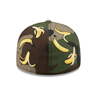 This is a New Era Bananas Camo 59FIFTY Fitted Cap 3