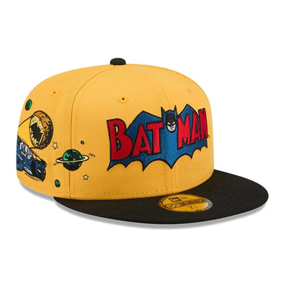 This is a Batman DC Dark Yellow 59FIFTY Fitted Cap 4