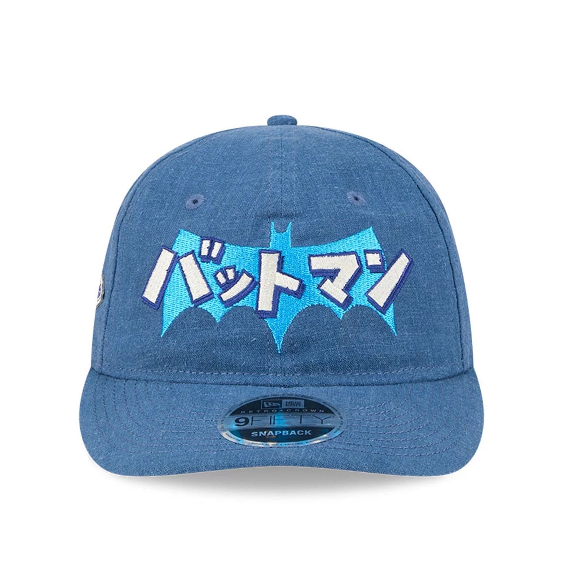 This is a Batman DC Open Blue Retro Crown 9FIFTY Adjustable Cap 3