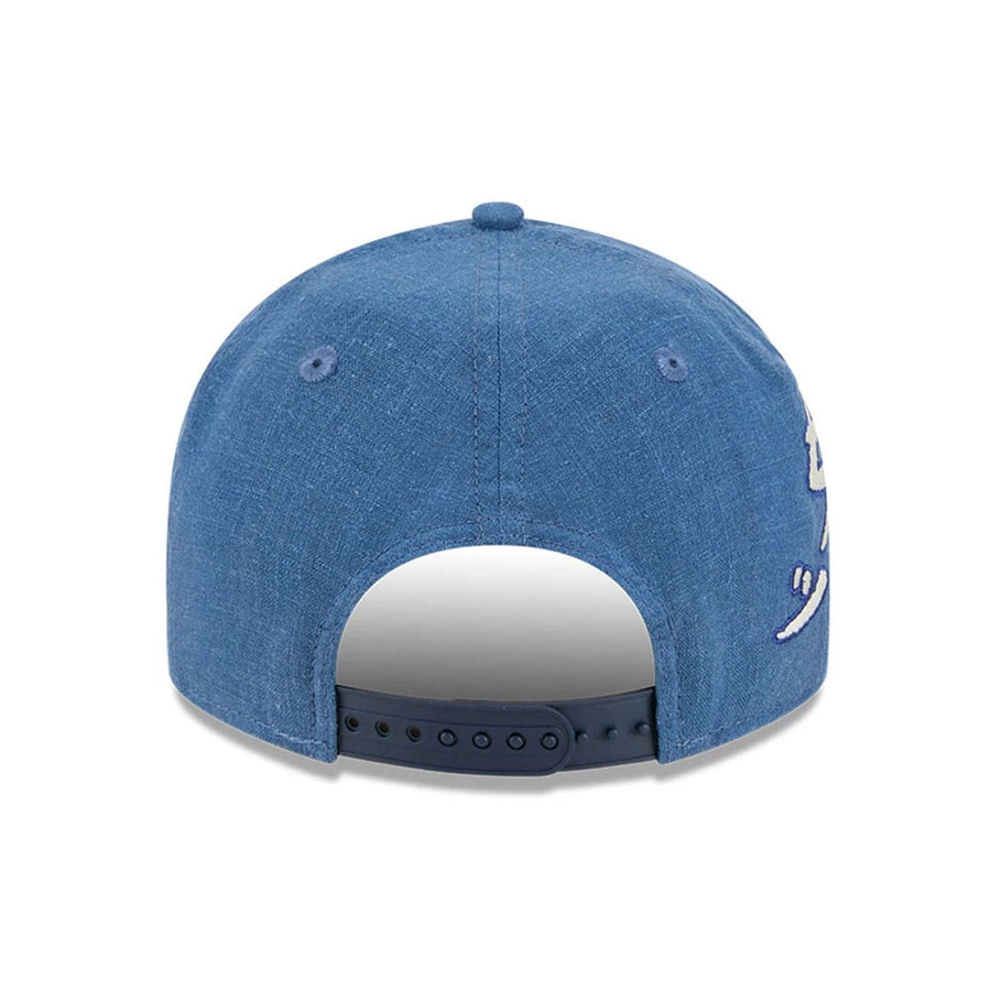 This is a Batman DC Open Blue Retro Crown 9FIFTY Adjustable Cap 7