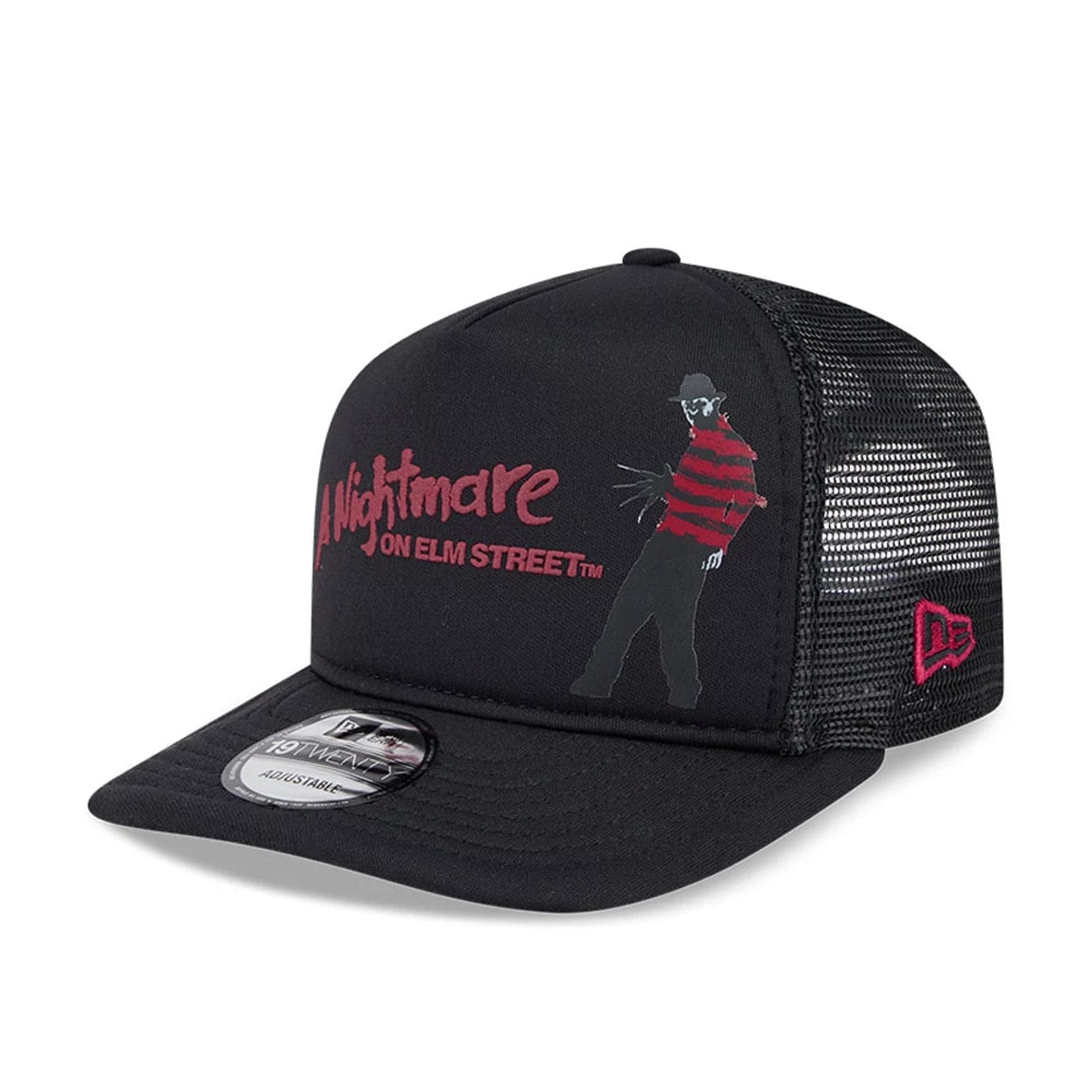 This is a A Nightmare On Elm Street Friday The 13Th Black 19TWENTY Adjustable Cap 1