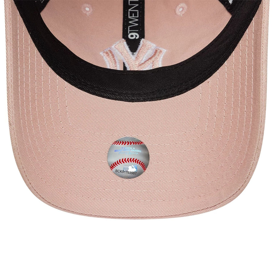 Pictured is this Womens MLB Washed New York Yankees 9TWENTY cap in pastel pink. 7