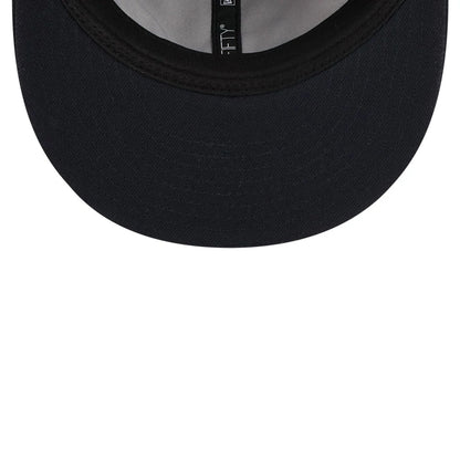 This is a Boston Red Sox MLB Grunge Style Plaid Open Blue Retro Crown 9FIFTY Adjustable Cap 7