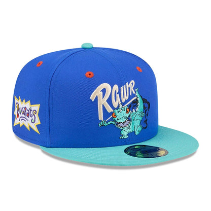 This is a Rugrats Reptar Nickelodeon Bright Blue 59FIFTY Fitted Cap 4