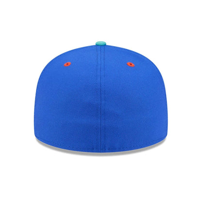 This is a Rugrats Reptar Nickelodeon Bright Blue 59FIFTY Fitted Cap 7