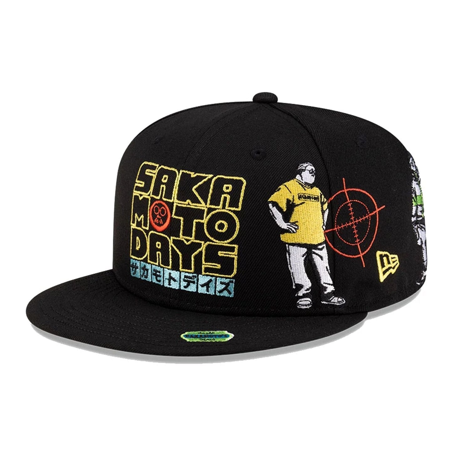 This is a Netflix Sakamoto Days Black 59FIFTY Fitted Cap 1