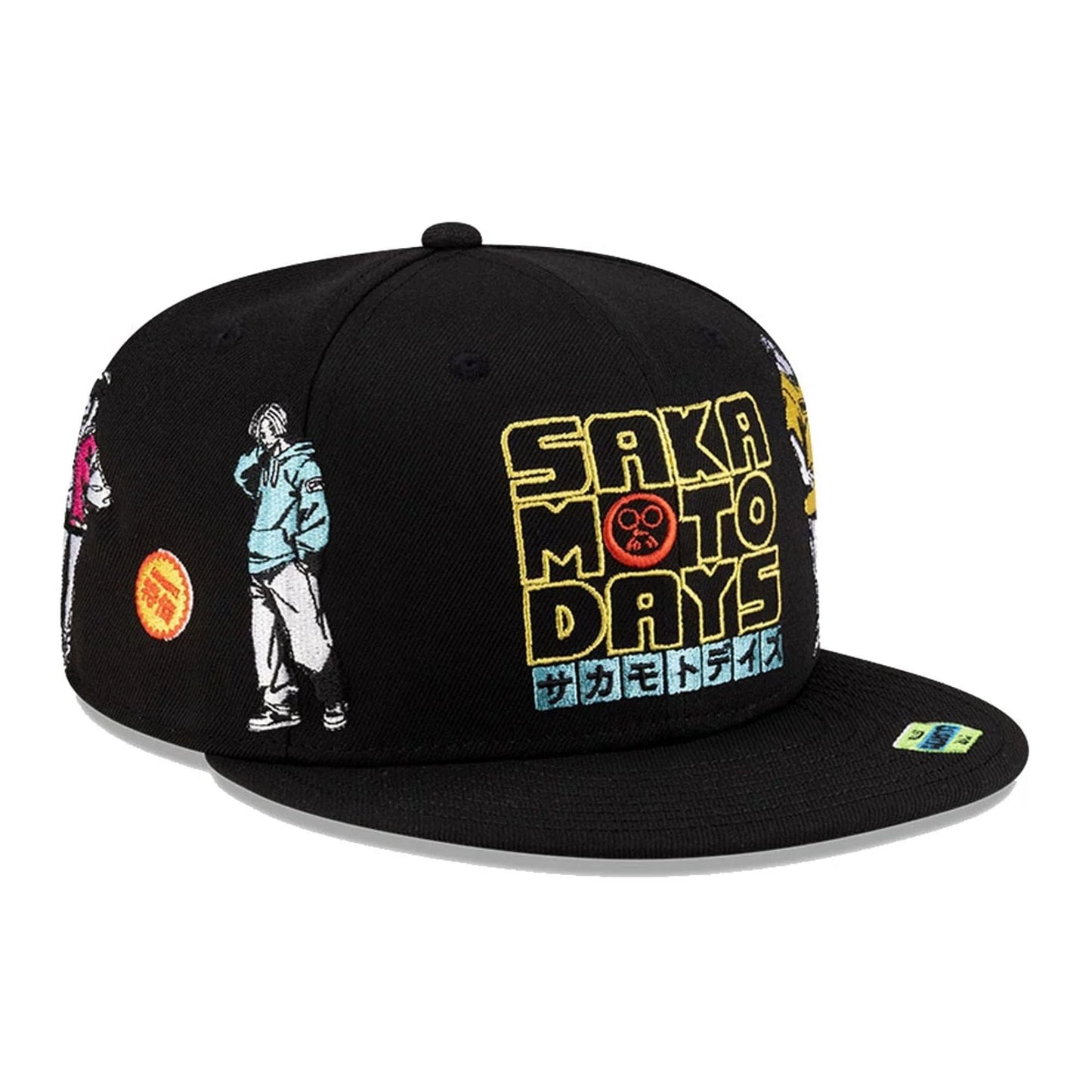 This is a Netflix Sakamoto Days Black 59FIFTY Fitted Cap 4