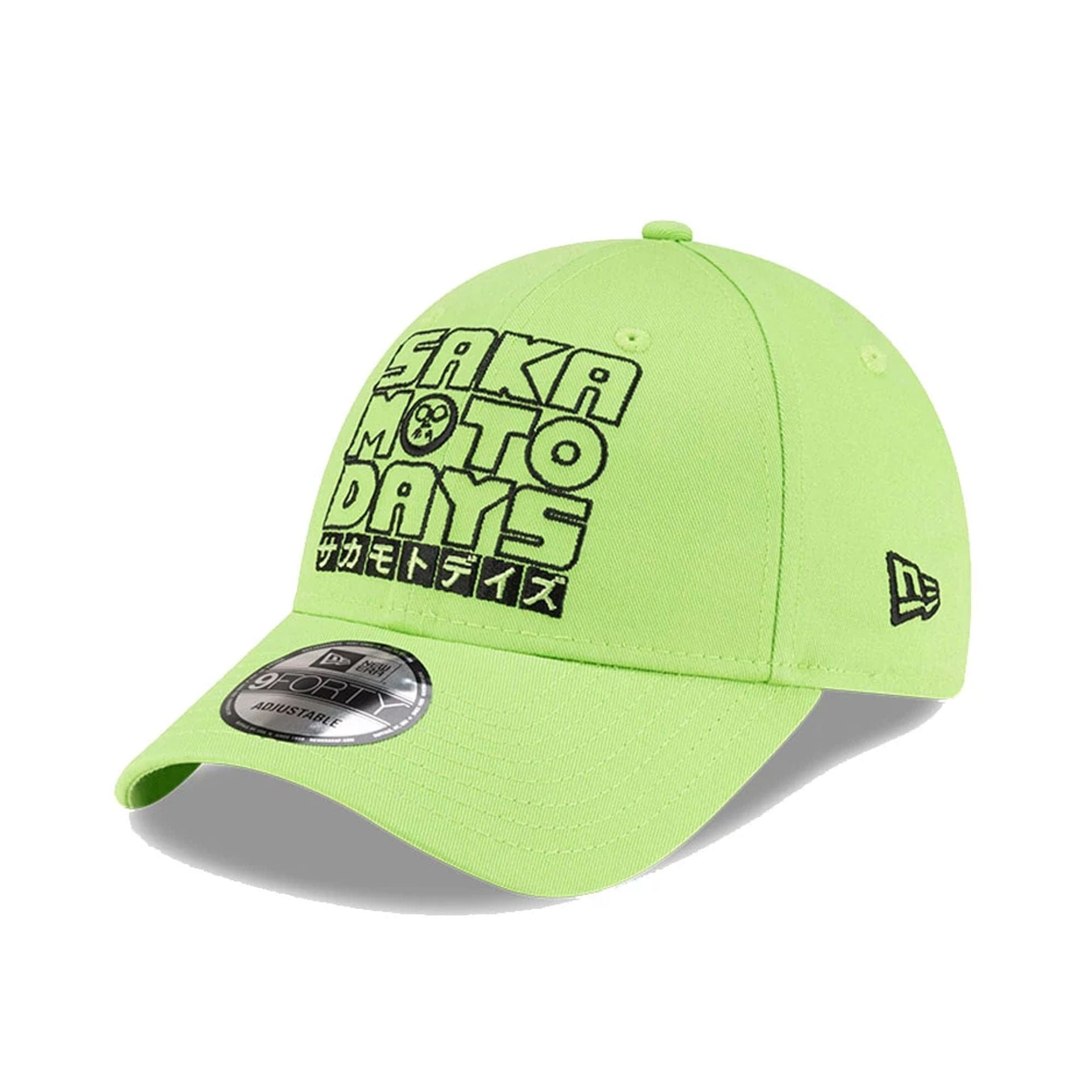This is a Netflix Sakamoto Days Green 9FORTY Adjustable Cap 3