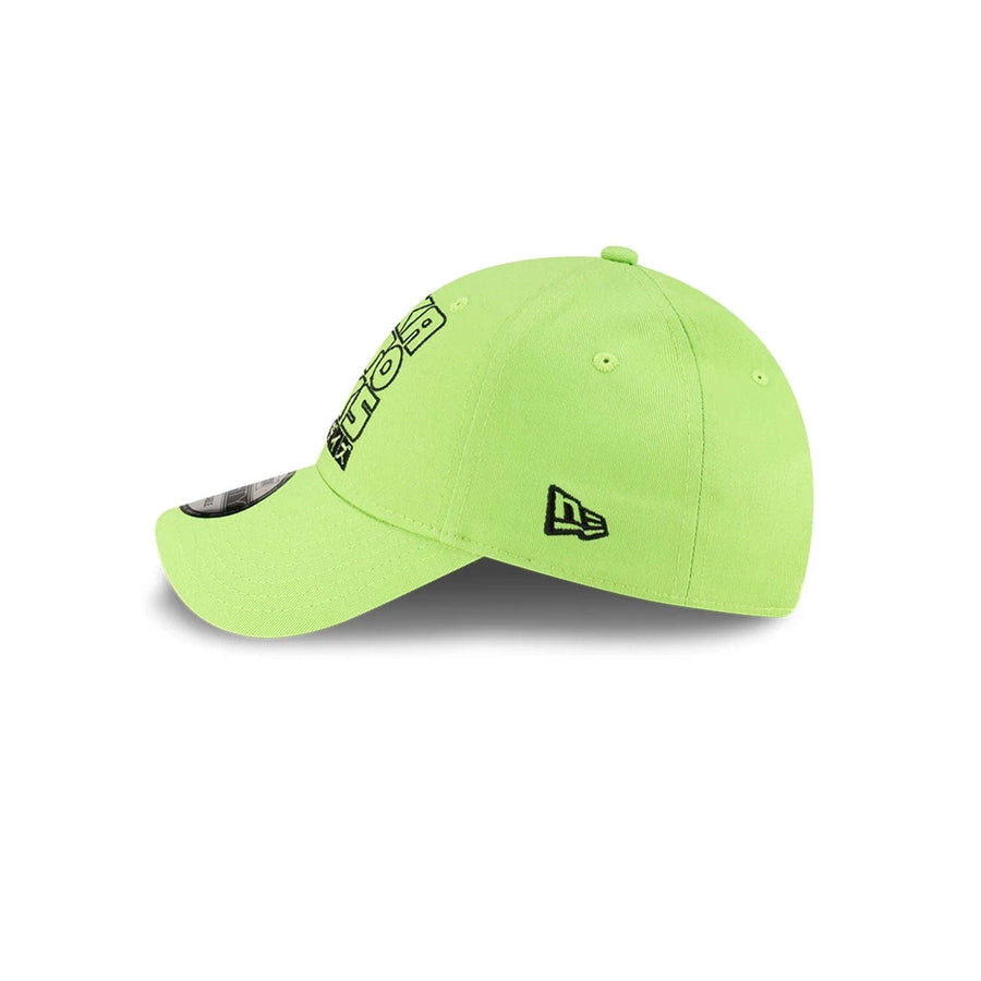 This is a Netflix Sakamoto Days Green 9FORTY Adjustable Cap 5