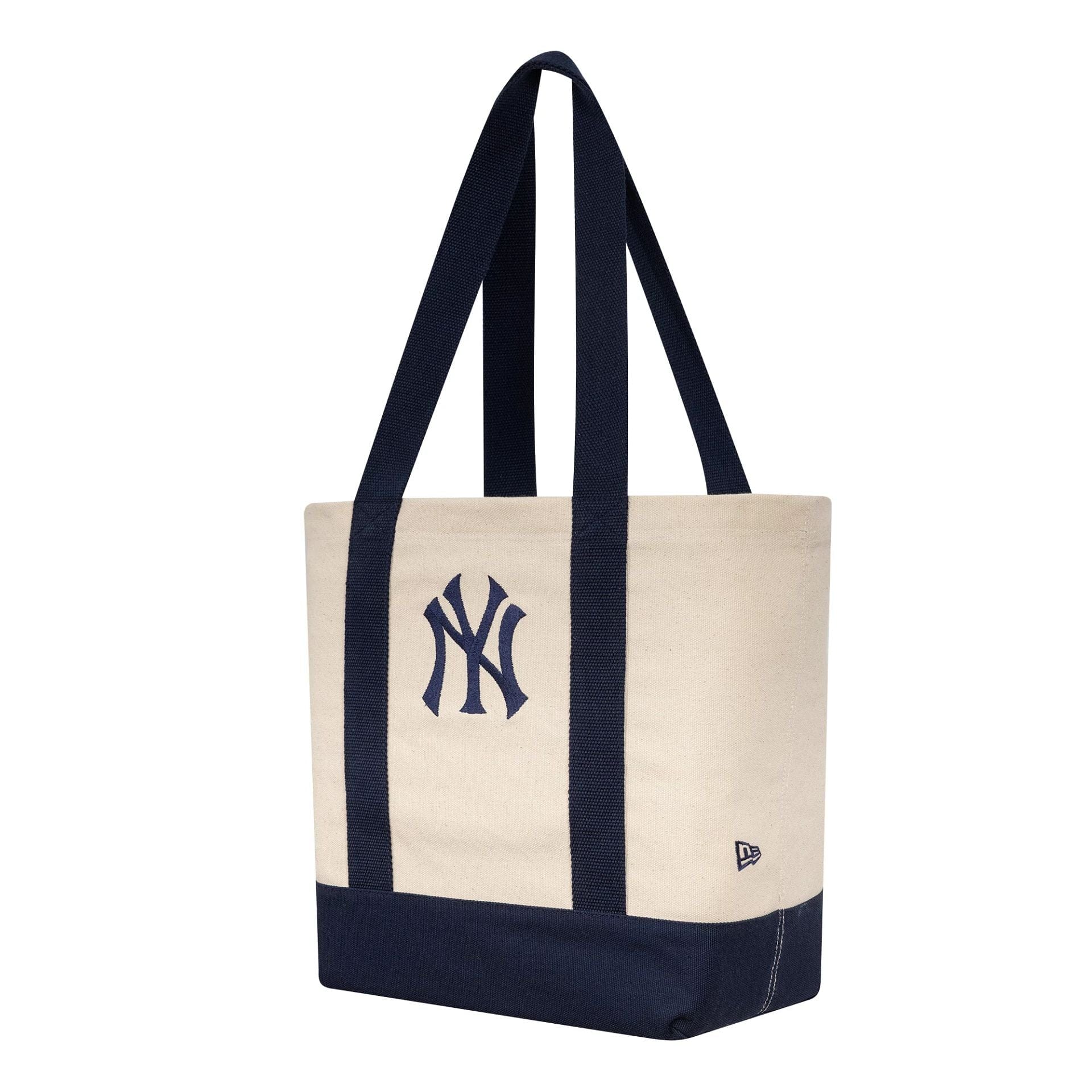 Pictured is this MLB Graphic New York Yankees Tote Bag in cream. 3