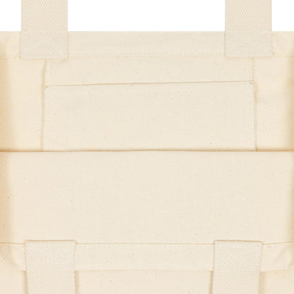 Pictured is this MLB Animal Infill LA Dodgers Tote Bag in cream. 5