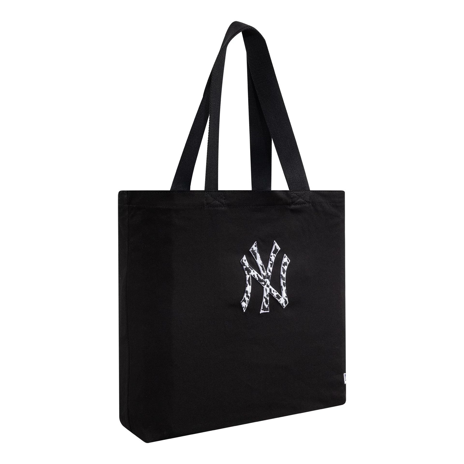 Pictured is this MLB Animal Infill New York Yankees Tote Bag in black. 3