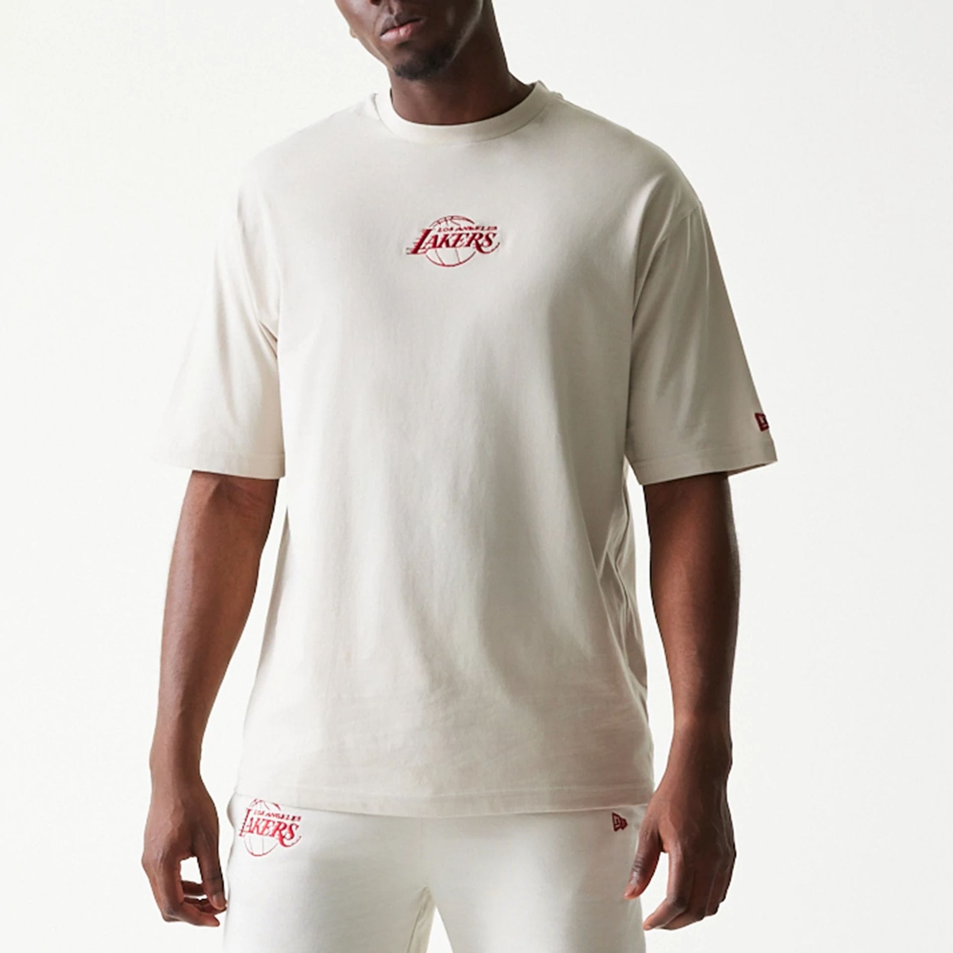 NBA League Essential LA Lakers Cream Oversized T-Shirt | NEC EU